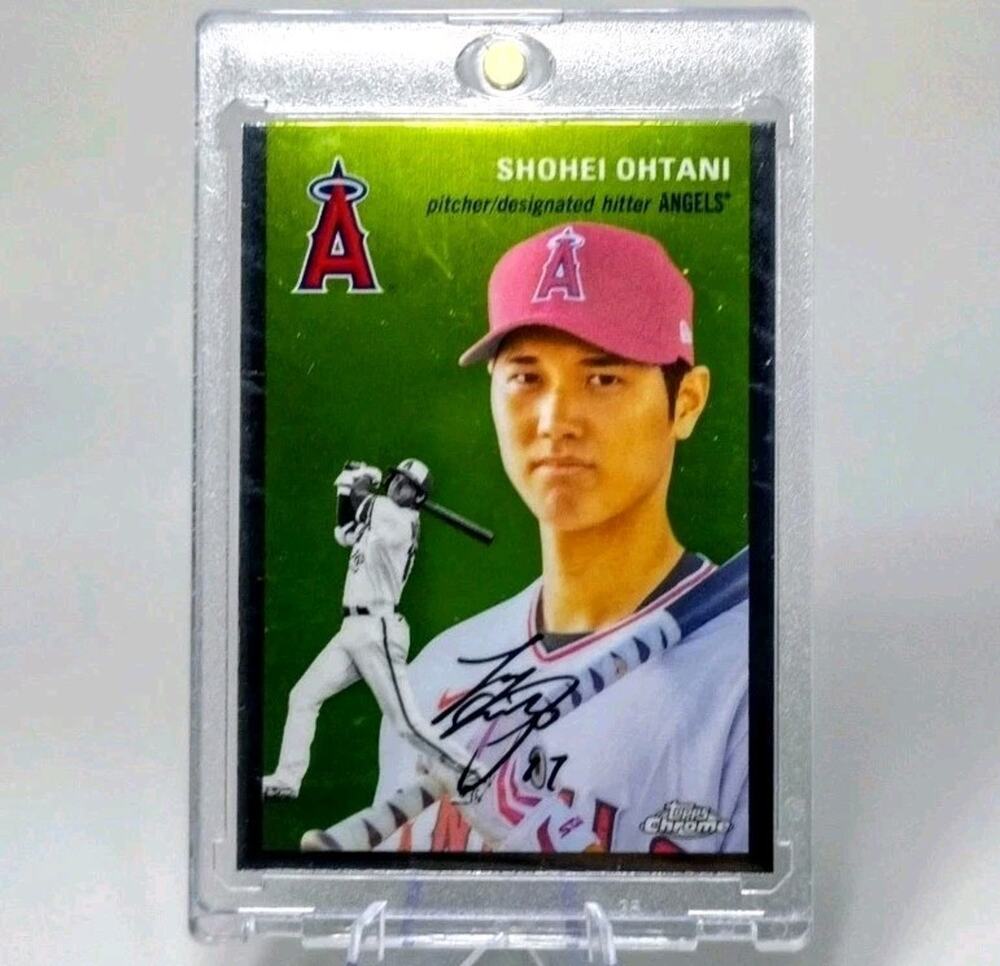 2023 Topps Chrome Platinum Anniversary - Shohei Ohtani #200 Green